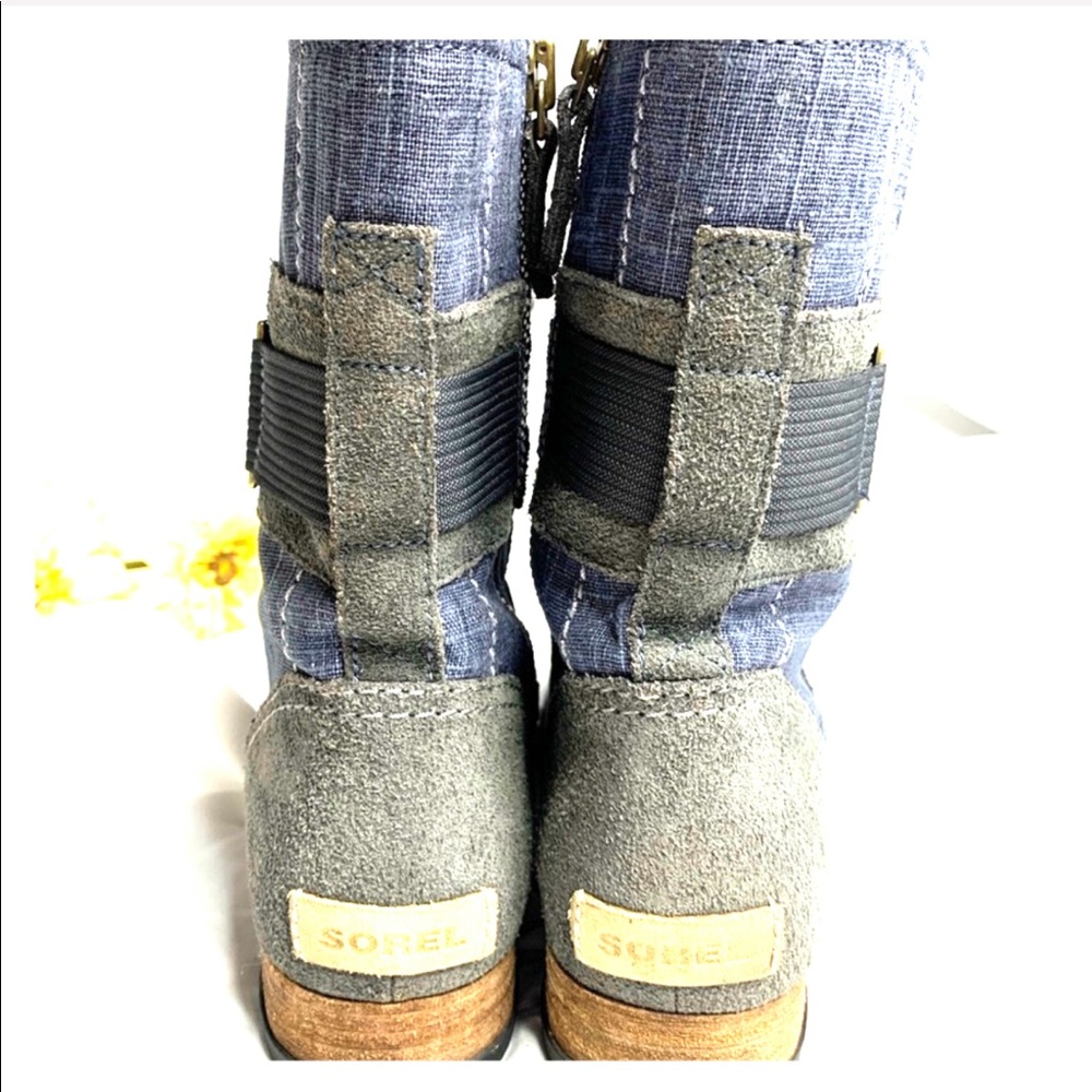 SOLD Sorel Major Carly Denim Jean Boots - Picture 2 of 9